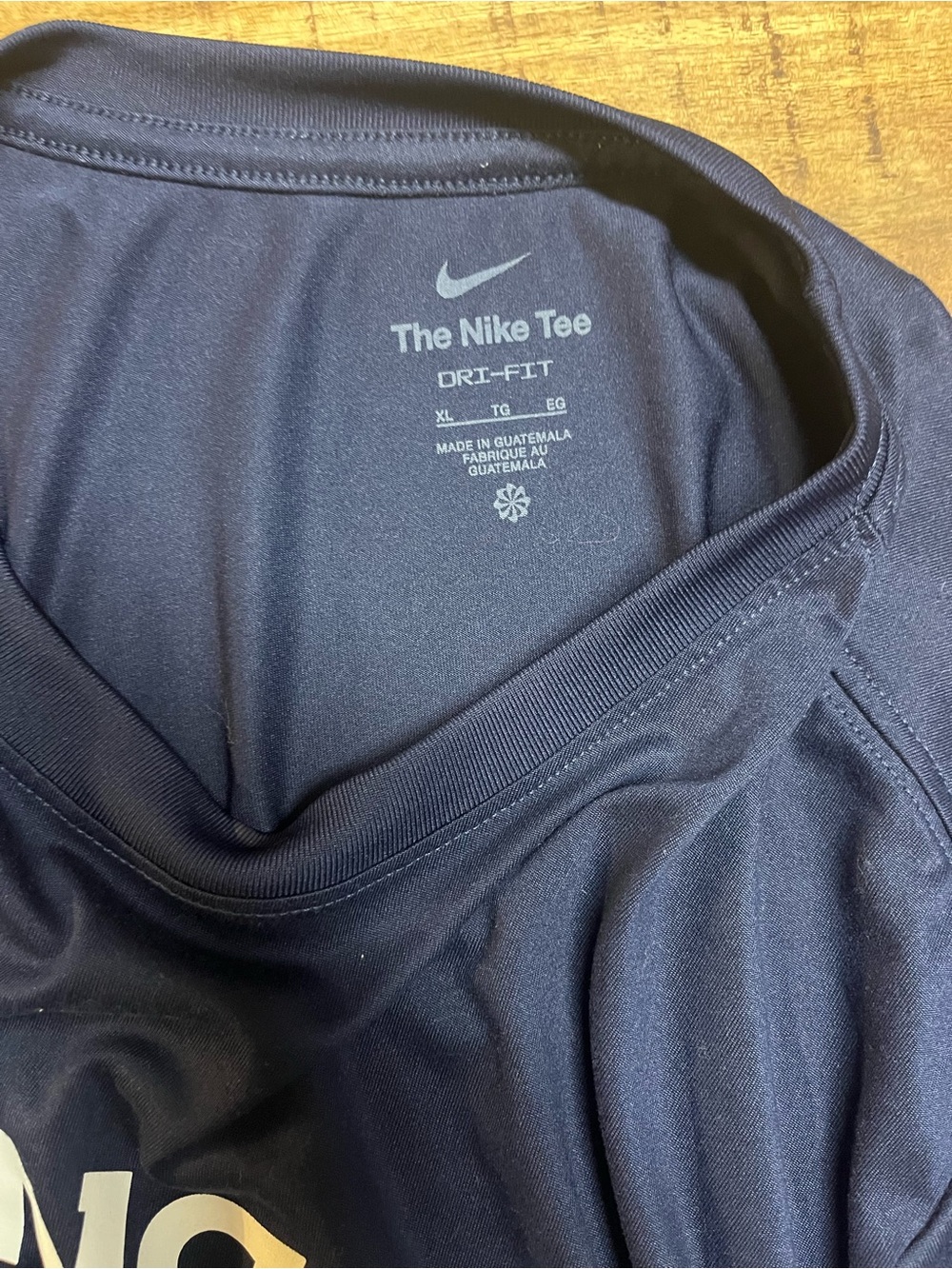 Nike Navy and White Broncos Tee - Picture 5 of 5